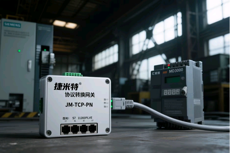 MODBUS转ProfiNet智能网关实现西门子S7-1200PLC与汇川MD300变频器通讯的配置案例(图4)
