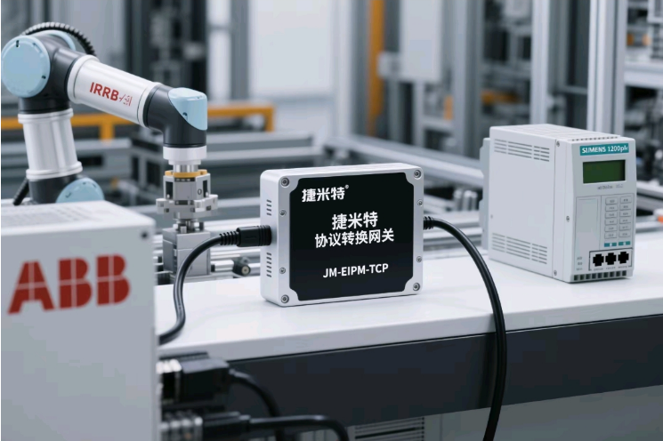 EtherNetIP转MODBUS TCP协议转换网关实现西门子S7-1200PLC与ABBIRB6700机械臂通讯的配置案例(图4)