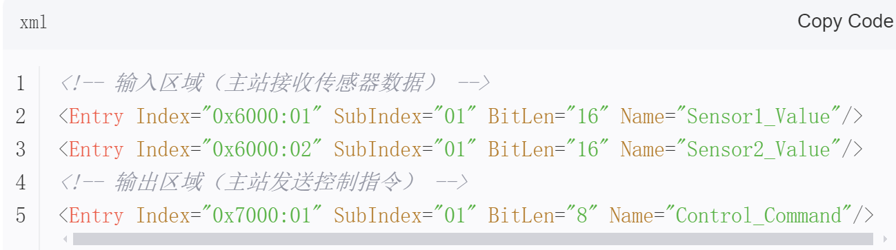 EtherCAT转CANopen实现运动控制器与传感器通讯(图3)