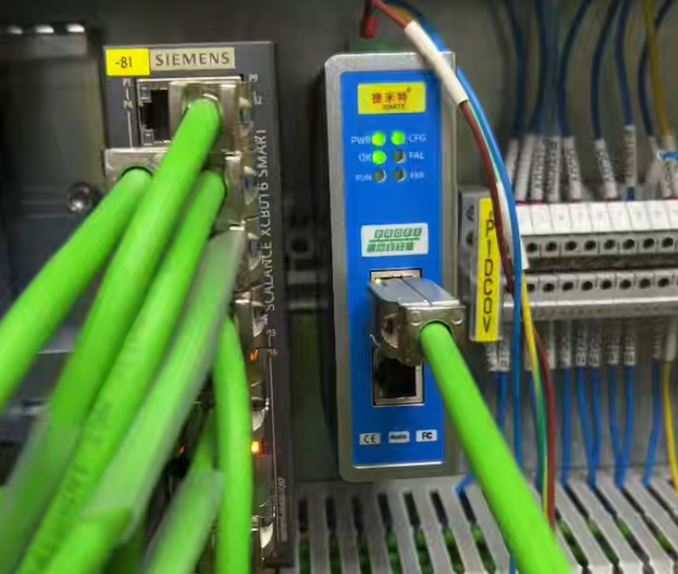 锅炉厂房里西门子PLC使用转CCLKIE智能网关与三菱PLC进行通讯解决方案案例(图6) 锅炉厂房里西门子PLC使用转CCLKIE智能网关与三菱PLC进行通讯解决方案案例(图6)