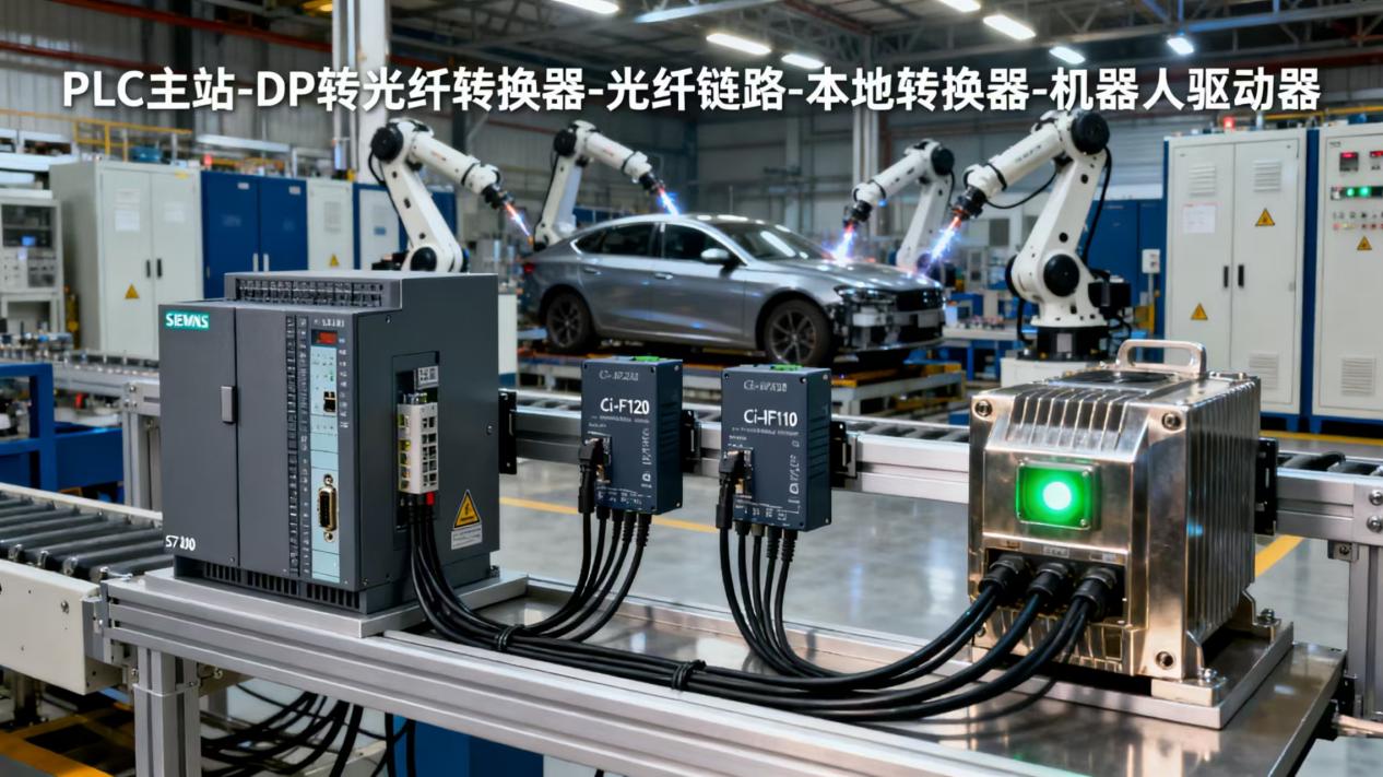DP转光纤：破解汽车焊接产线DP总线通讯中断难题的实践方案(图2)