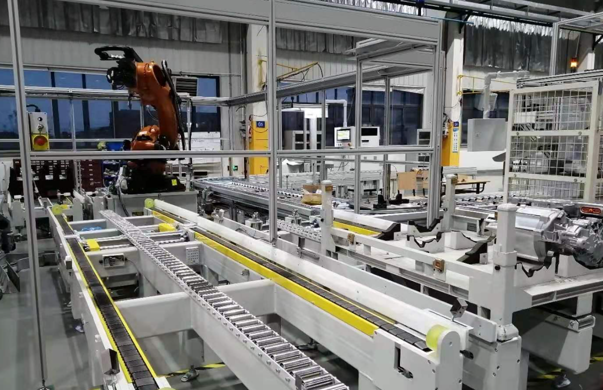 自动化装配线西门子1200PLC通过EtherNet/IP主站转Profinet智能网关与多个伺服驱动器进行通讯(图2)