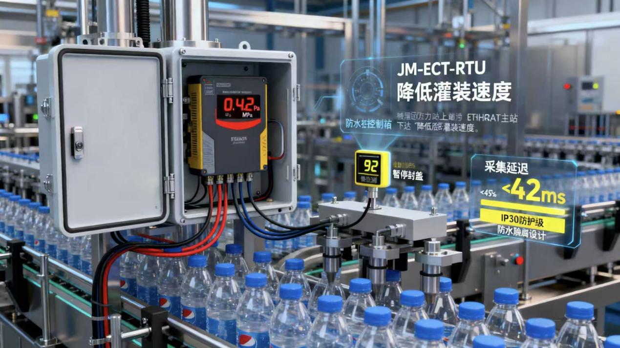 EtherCAT转Modbus RTU： 网关打通灌装产线设备通信数据链路(图2)