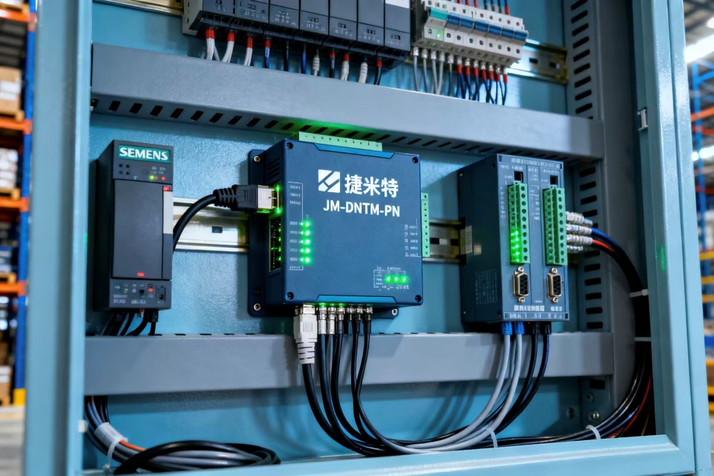 DeviceNet转ProfiNet协议转换网关实现西门子1200 PLC与模拟量 I/O 模块通讯在物流与仓储系统的应用案例(图5)