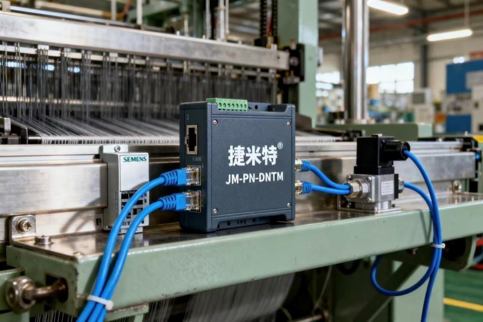 DeviceNet转ProfiNet协议转换网关实现西门子1500 PLC与电磁阀通讯在纺织机械厂的应用案例(图4)