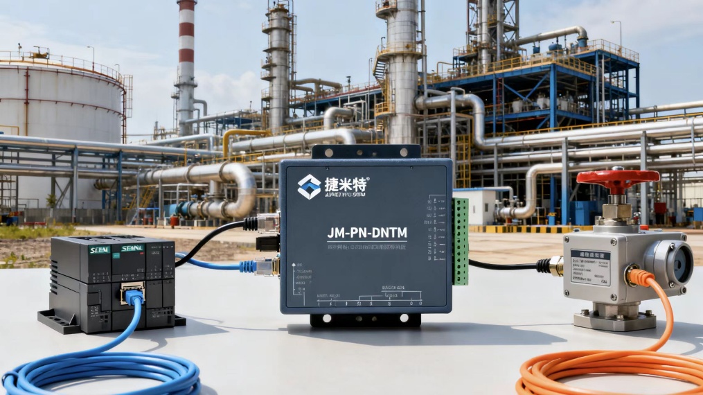 DeviceNet转ProfiNet协议转换网关实现西门子1200 PLC与电动阀门控制器通讯在炼油厂的应用案例(图3)