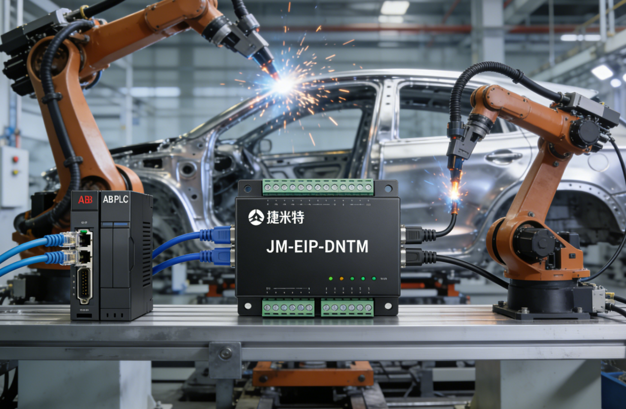 自动化生产线中AB PLC通过协议转换网关和DeviceNet协议的机器人进行通讯案例(图6)