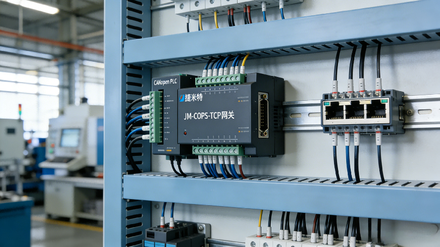 CANopen转Modbus TCP网关：CANopen PLC 与工控机通讯打通案例(图2)