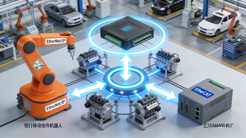 EtherNet/IP转EtherCAT网关助力汽车零部件装配产线设备互联互通(图4)