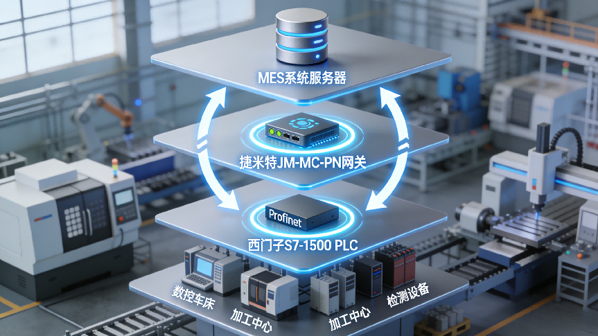 Profinet转MC协议网关：汽车零部件机加工产线PLC协议互通核心方案(图4)