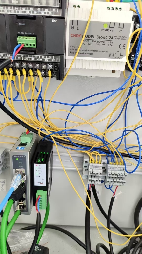 欧姆龙 CJ2 PLC 借助以太网通讯模块与上位机通讯实现威纶触摸屏监控 AGV/AMR 搬运的应用配置案例(图5)