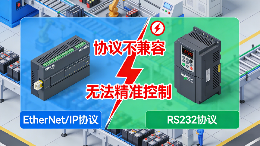  EtherNet/IP转RS232网关实现罗克韦尔Micro850 PLC与施耐德 ATV12 变频器通讯(图6)