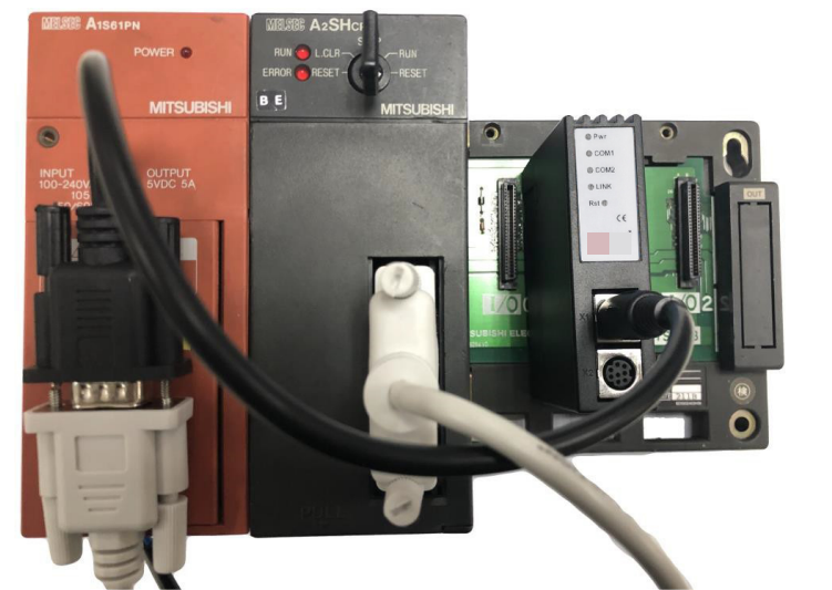 光伏组件制造企业封装产线三菱A系列PLC通过以太网模块跟触摸屏、上位机进行通讯案例(图3)