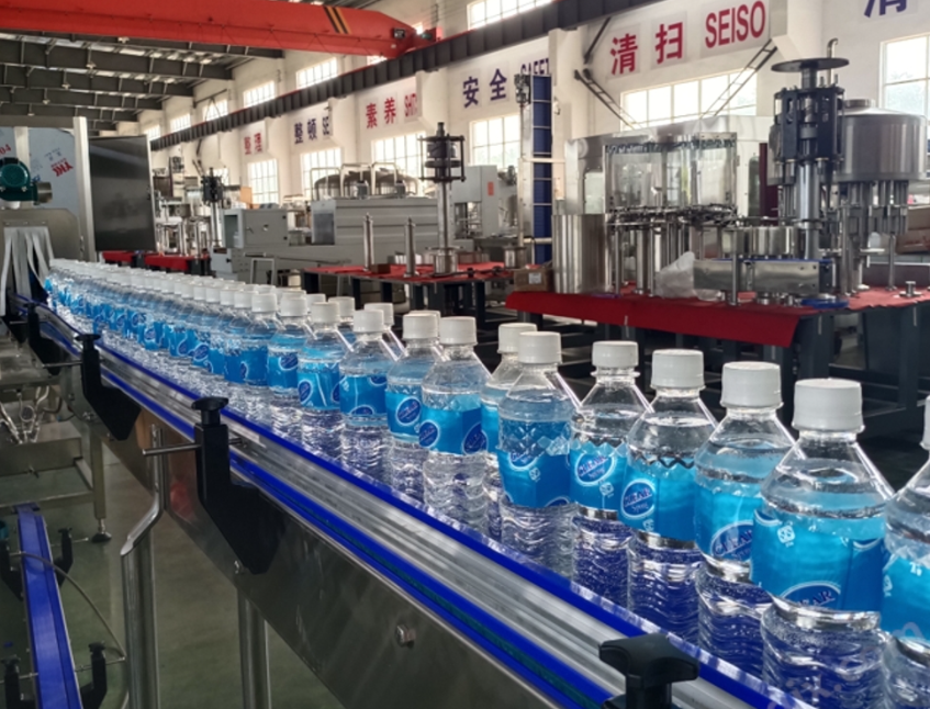 瓶装水灌装生产线三菱FX3U PLC通过FX以太网模块同时和上位机、触摸屏进行通讯案例(图2)