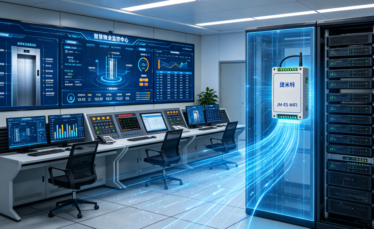 捷米特JM-RS-WIFI数传模块电梯控制柜串口数据无线监控应用案例(图5)