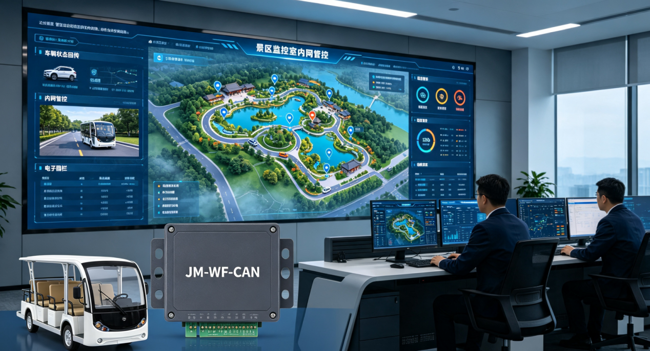 景区电动观光车园区内网集中管控应用案例(图3) 景区电动观光车园区内网集中管控应用案例(图3)