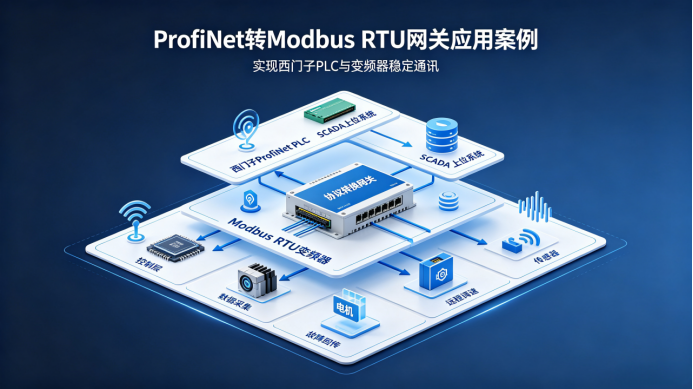 ProfiNet转Modbus RTU网关实现西门子PLC与变频器远程通讯应用案例(图5)