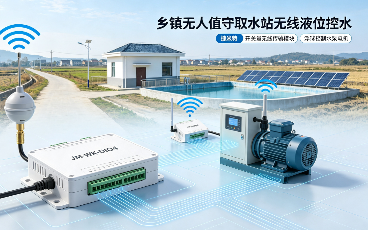 乡镇无人值守取水站无线液位控水应用案例(图3)