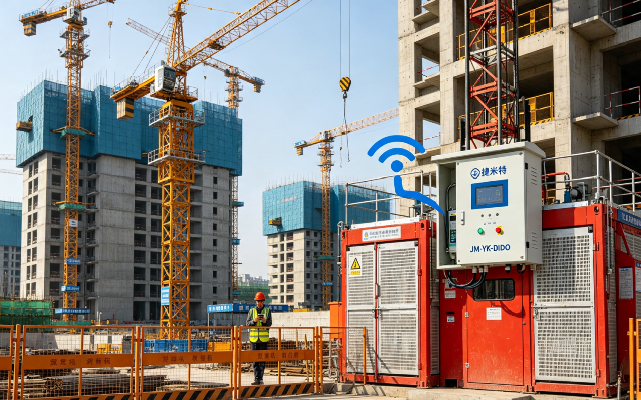 4G远程控制开关实现工地塔吊升降机远程断电安全风控改造(图2)