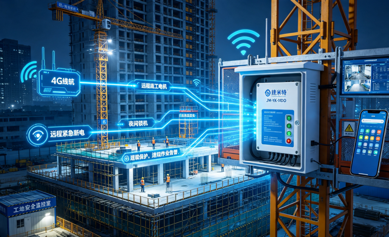 4G远程控制开关实现工地塔吊升降机远程断电安全风控改造(图4)
