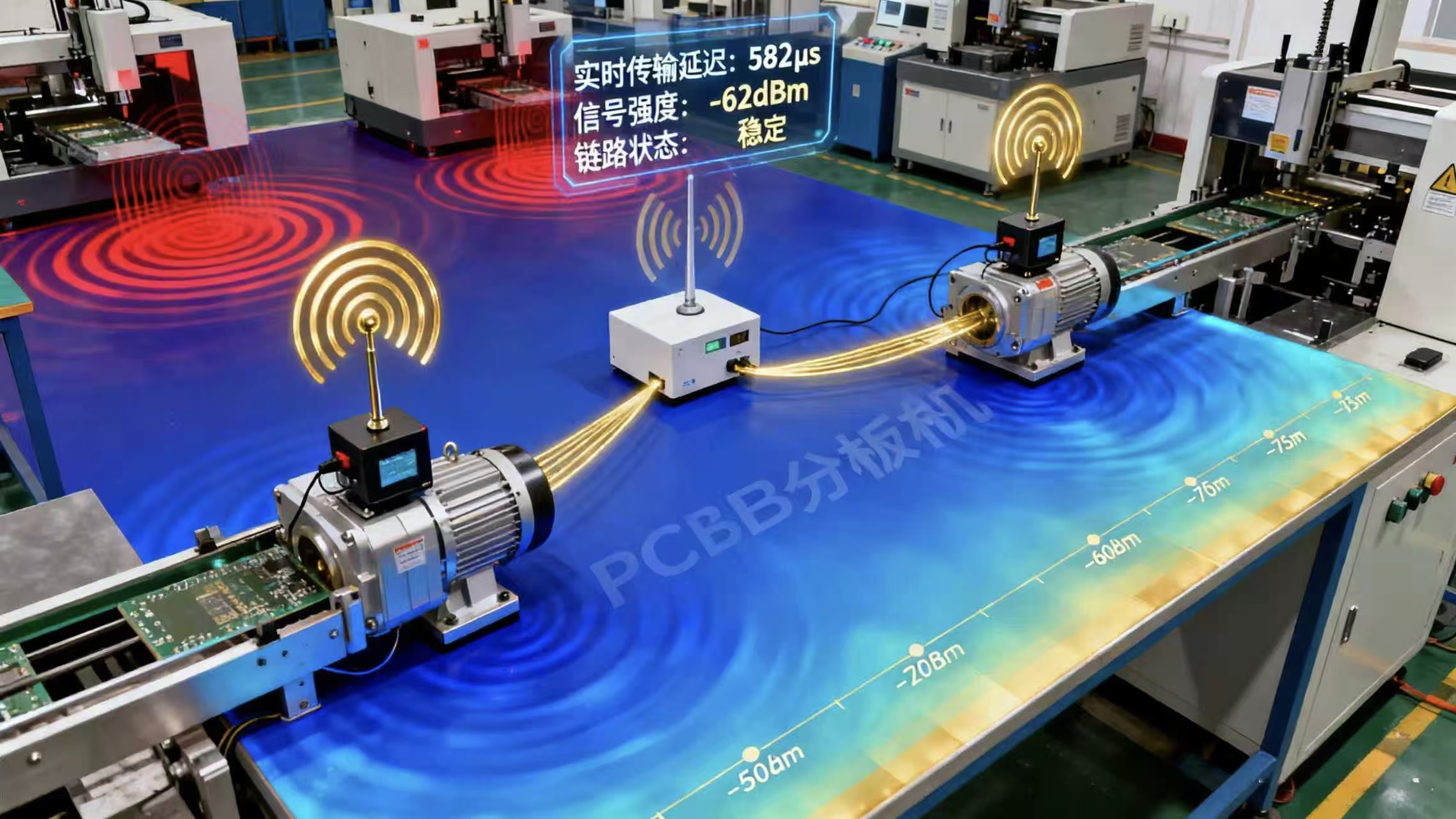 EtherCAT转无线应用：实现3C电子PCB分板机柔性生产无线互联(图3)